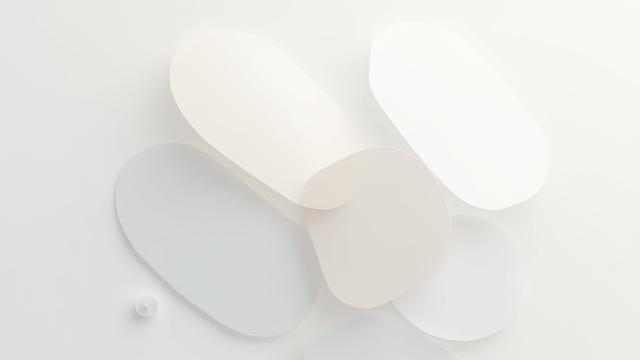 Geometric shapes and a subtle gradient, symbolizing a cohesive brand identity development.