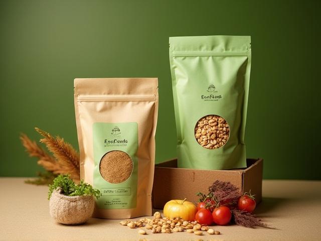 Branding for EcoFoods: Fresh, organic produce company visual identity.